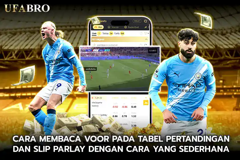 Cara Membaca Voor pada Tabel Pertandingan dan Slip Parlay dengan Cara yang Sederhana