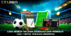Cara Memilih Tim Zona Degradasi dari Peringkat Liga 1 untuk Taruhan Underdog